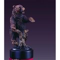 Marian Imports Marian Imports F13074 Bear Bronze Plated Resin Sculpture - 3.5 x 4 x 7.5 in. 13074